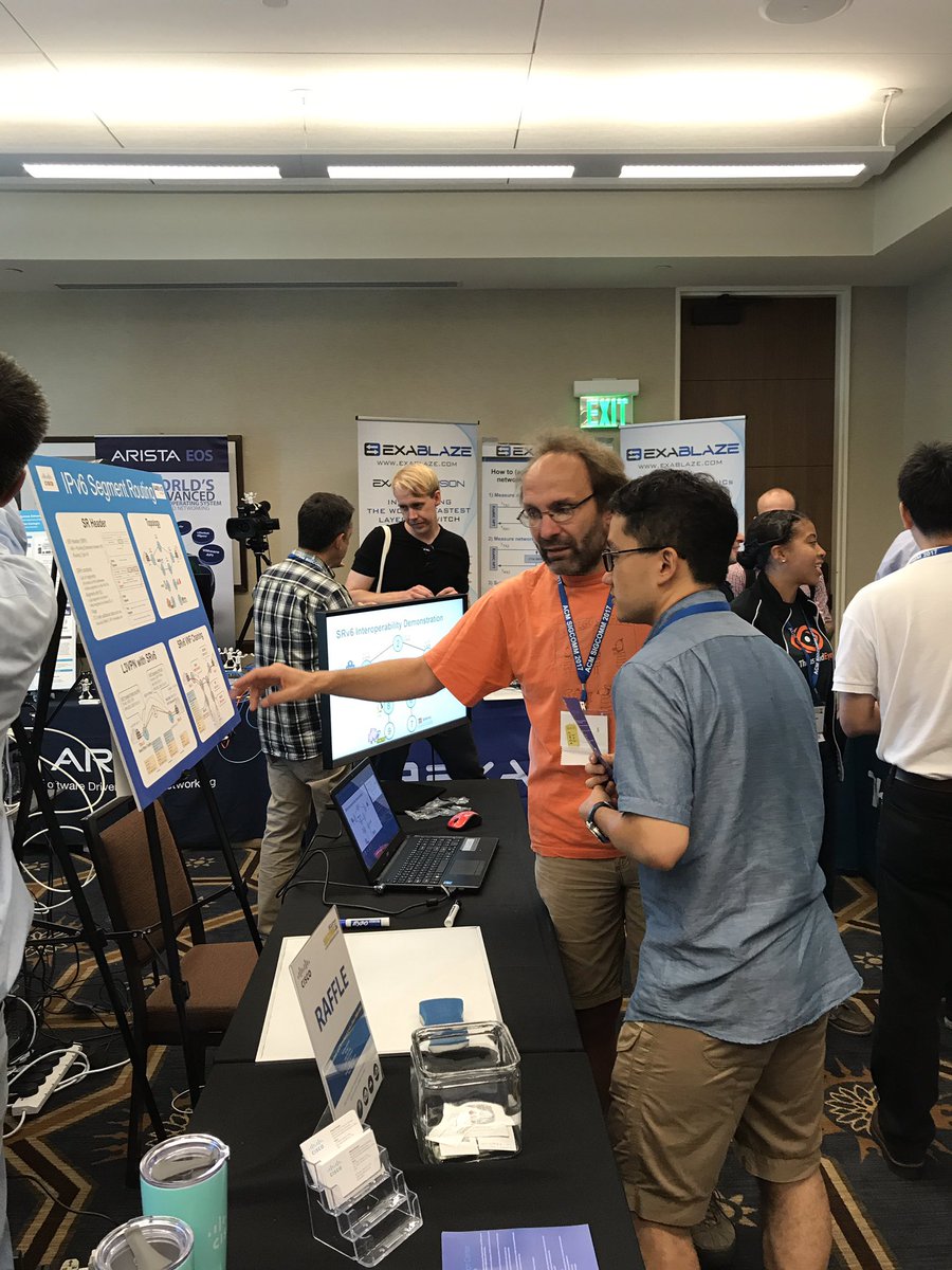 CiscoROI's tweet image. Come visit #CiscoResearchCenter and IPv6 Segment Routing @ACMSIGCOMM 2017! #SRv6 #SIGCOMM2017 @Cisco