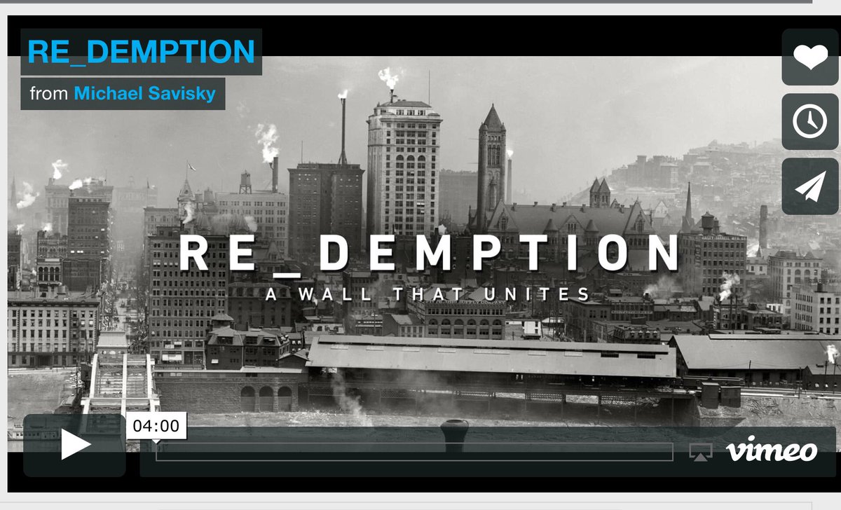 projectrepgh's tweet photo. Our film, "RE_DEMPTION: A Wall that Unites" is up for an award in this yr's AIA film contest. Pls vote for &amp; share https://t.co/Ah17pxdu2H https://t.co/G4zNYqqoOV