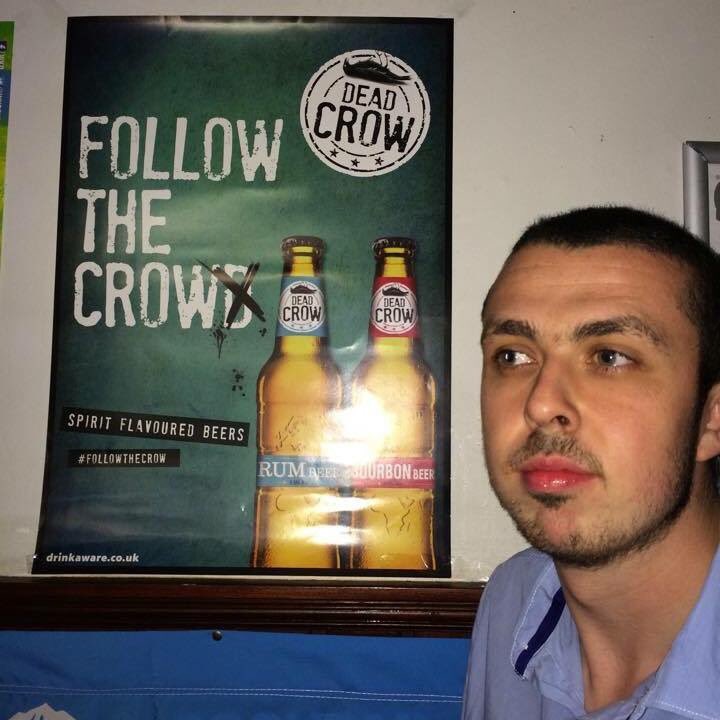 AndyCrow_'s tweet photo. Would have been good advertisement ha 😂🍺🍻 #FollowTheCrow https://t.co/6FZUa5AfVo