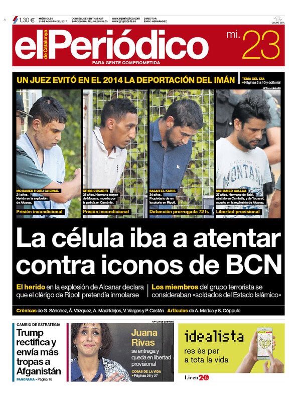 COMUNICANDO_es's tweet photo. #portadas miércoles 23 agosto https://t.co/cBiUHNF0ri