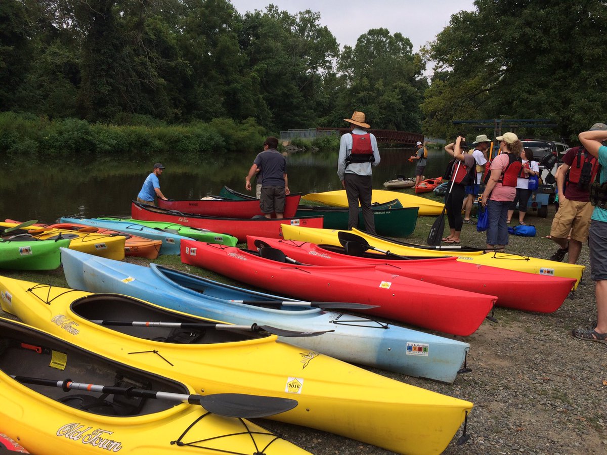 Awesome day with #alliance4watersheded paddling and learning about river health