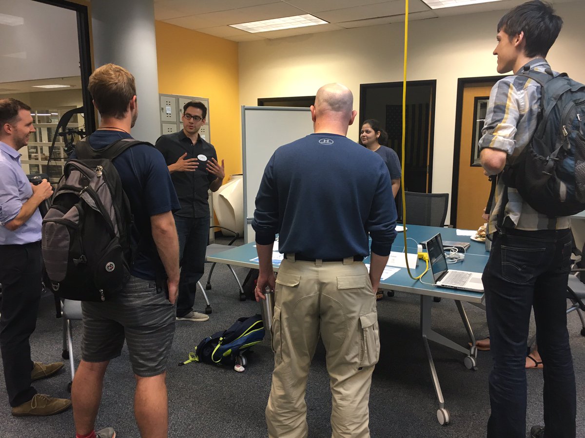 TechArb's tweet photo. Social entrepreneurship in Detroit with @gowithcaravan at #PrototypeNight; be sure to catch them at #TechArbDemoDay! https://t.co/DOsAo4muvS https://t.co/lPCg9KcZoG