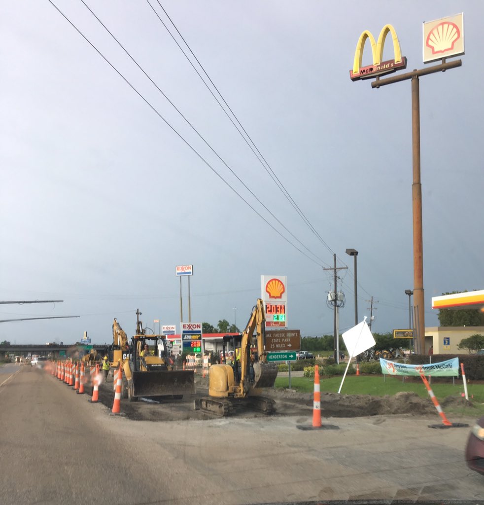 Thanks to businesses &amp; travelers, <a href="/La_DOTD/">Louisiana DOTD</a> appreciates your patience as we modernize the interchange in Henderson &amp; widen I-10.