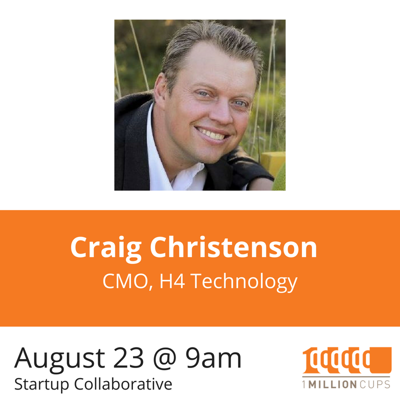Startup_Collab's tweet photo. Don't miss #1MC with Craig Christensen from H4 Technology // 9:00 AM @ The Startup Collaborative // 7th floor #1millioncups #1mcomaha https://t.co/HMULh3zWKI