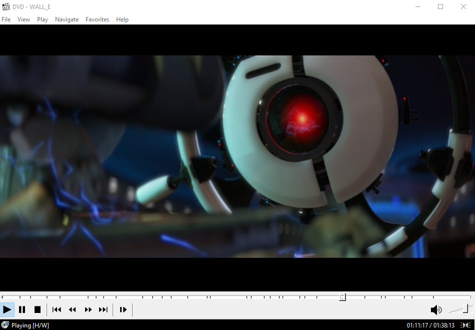 WALL-E has the plant in him so Auto tasers him which causes him to fall  down the chute.