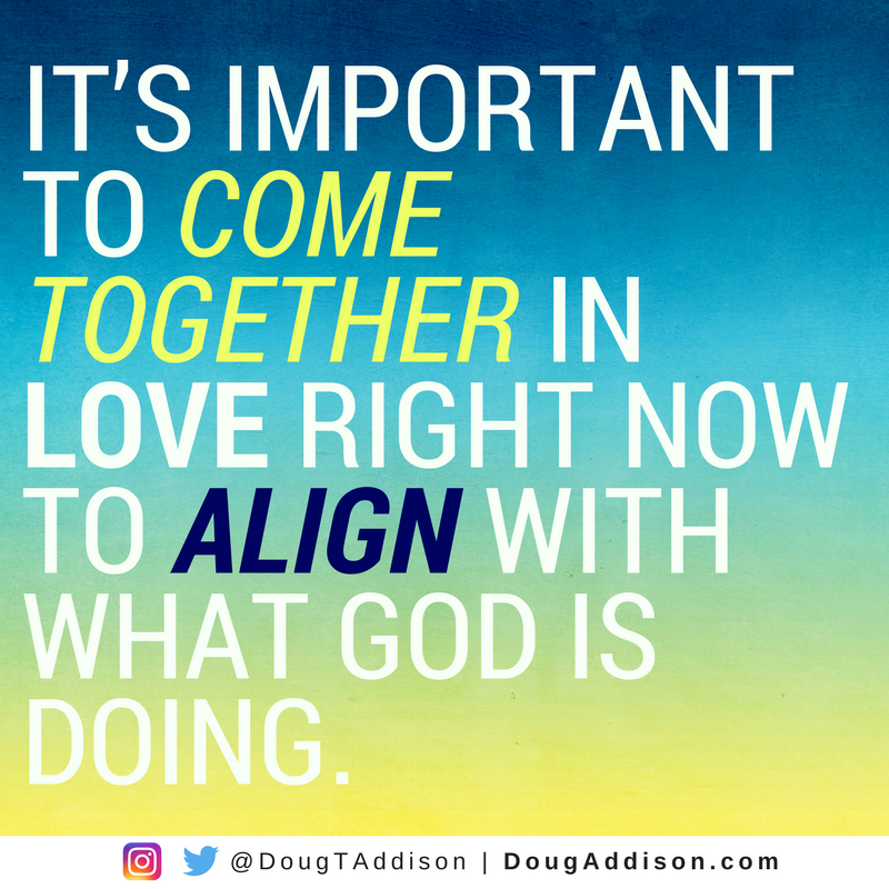dougtaddison's tweet photo. God is aligning us right now to do greater works than we have ever known! These things will be rooted and grounded in love. https://t.co/cONxVPnpa2