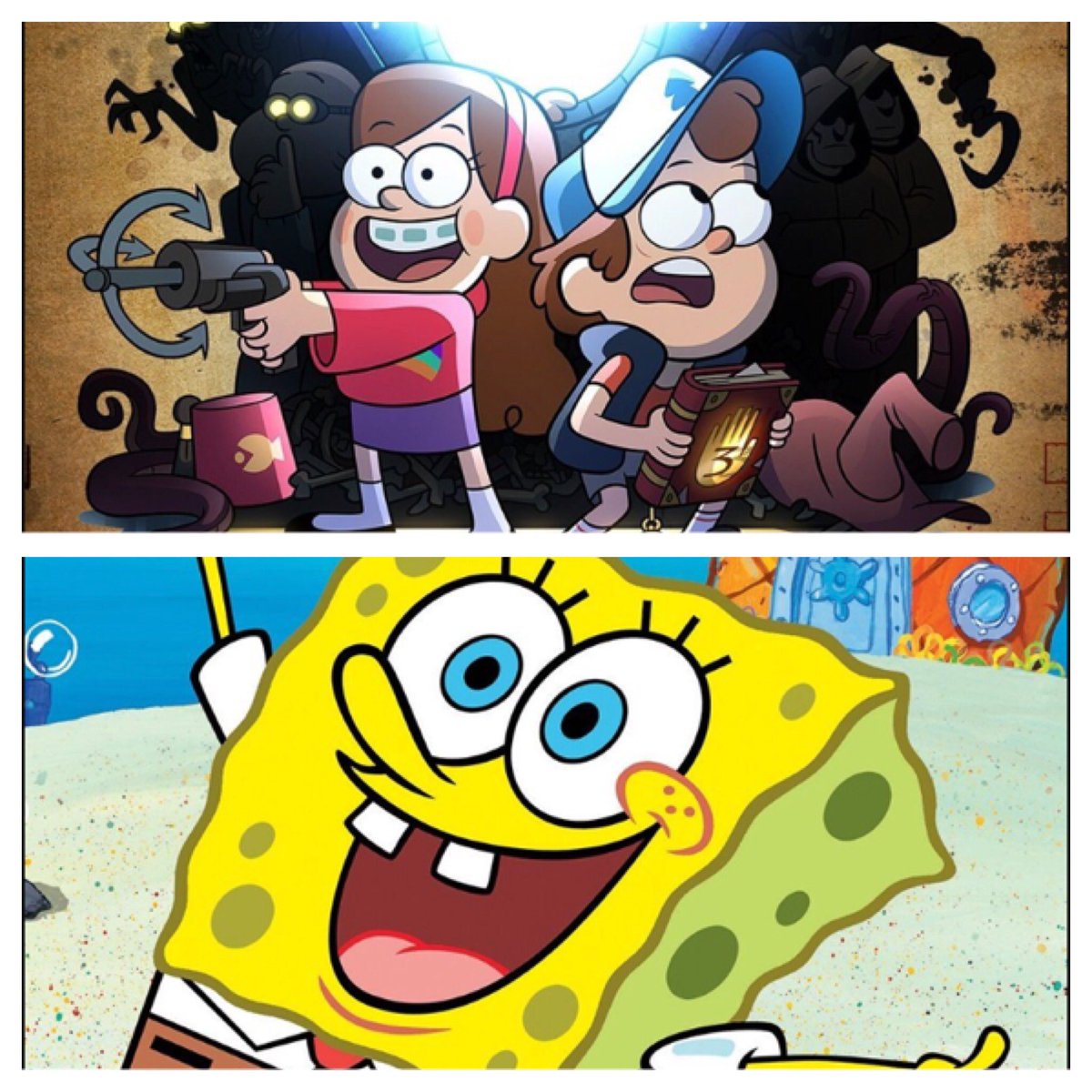 // let's have some fun. I'm bored so. Let's do this 

Retweet for Stranger Things &amp; IT 

Like for Gravity falls &amp; Spongebob Squarepants