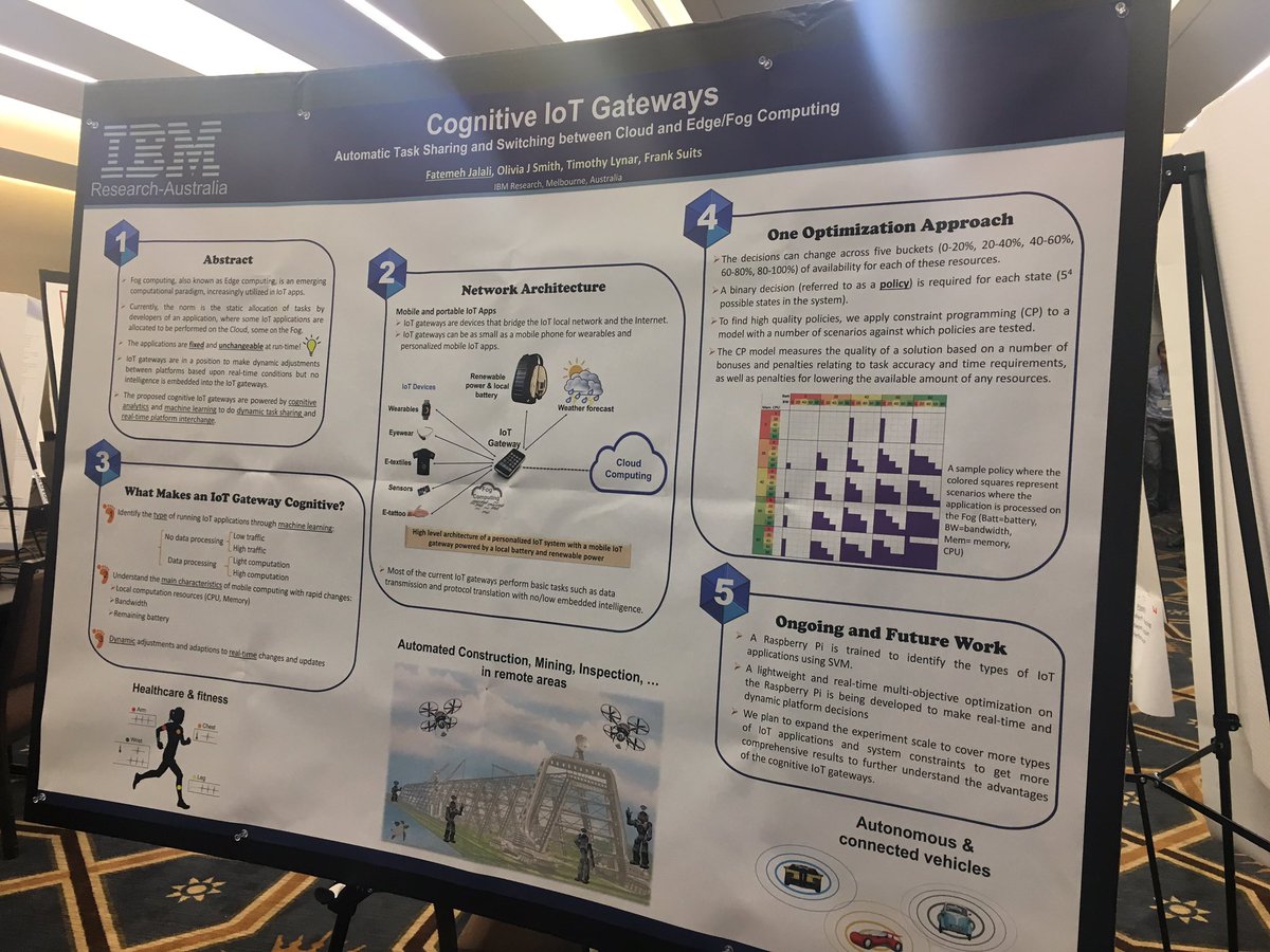 Fa_Jalali62's tweet image. Poster presentation &quot;cognitive IoT Gateways&quot; at Sigcomm #SIGCOMM2017
