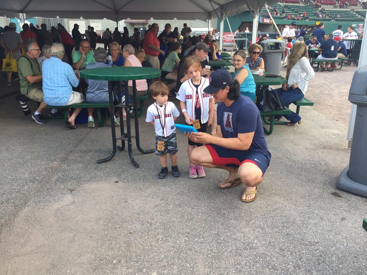 PawSox's tweet photo. Pitcher @LeftyEdgarOlmos wants YOU to tag your fan photos tonight using #GridGram to end up on the video board, courtesy of @nationalgridus! https://t.co/C1U1D4V0Ha