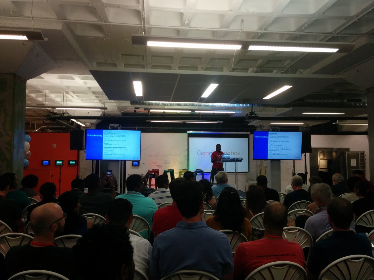 bikashp's tweet photo. #googlesandbox #NorthCarolina happening right now @ #americanunderground https://t.co/Qslw9FGB7y