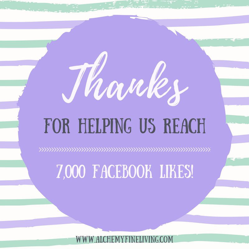 Alchemy_Deana's tweet photo. Thanks for helping us reach 7,000 likes on #Facebook! #AlchemyFineLiving https://t.co/icd2uM9QqZ