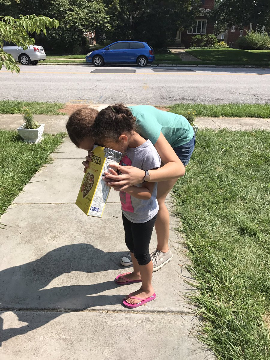 1caa12's tweet photo. @cheerios Thanks for helping us build memories during the eclipse. #sisters #SolarEclispe2017 #cheerios https://t.co/0LMWksPOMI