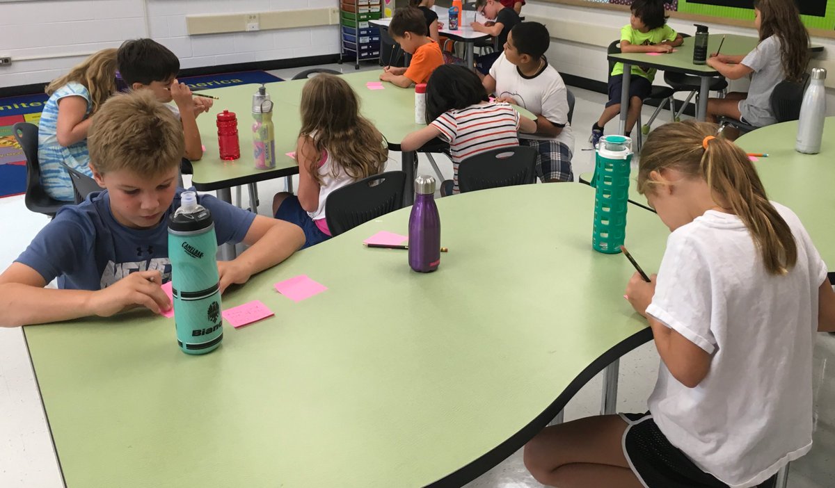 Creating our class mission statement today! Thinking about the legacy we want to leave as 3rd grade leaders! #kip109 #engage109