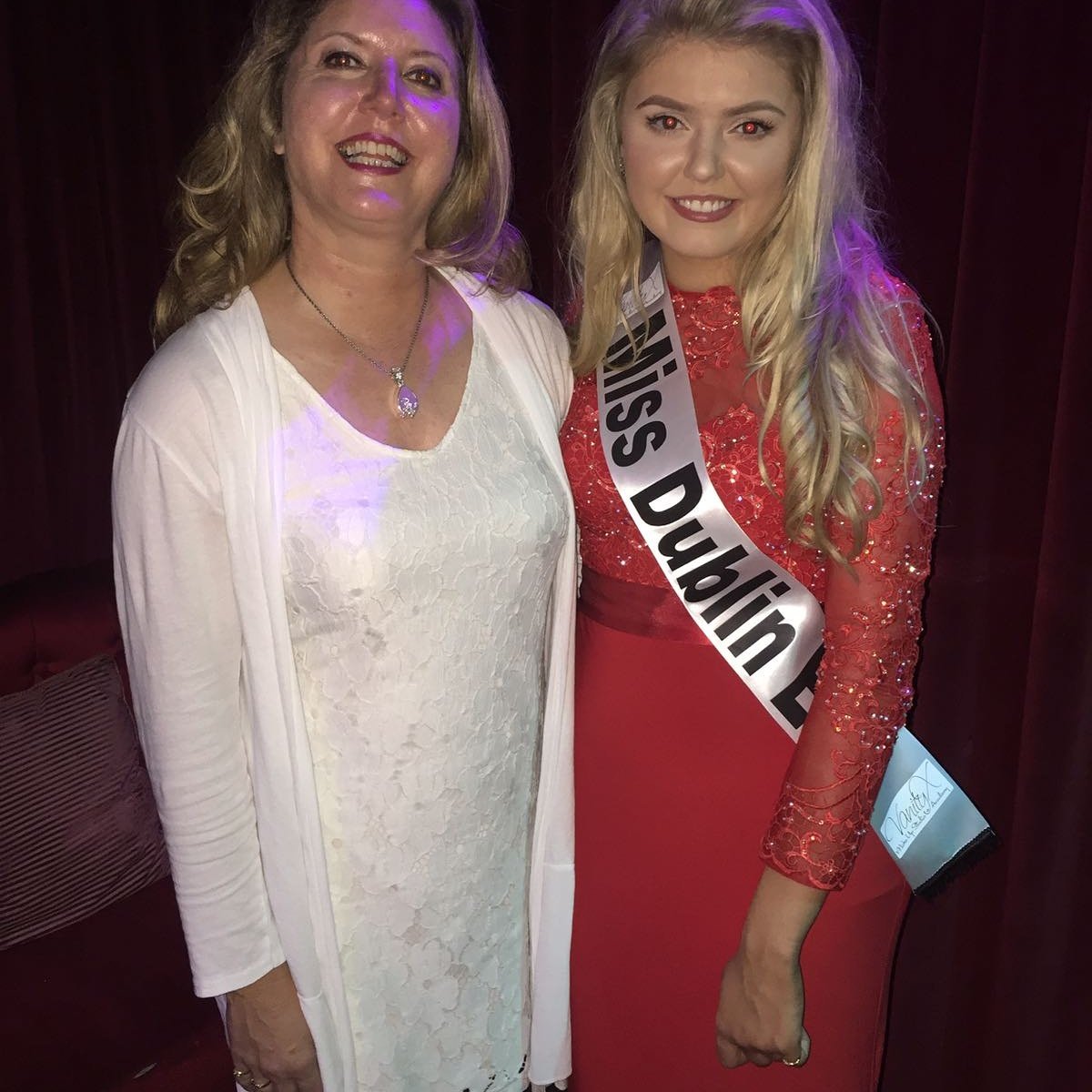 Congratulations to a member of the Woof Stuff team. Genevieve Gleason for winning Miss Dublin East tonight. #Foodacademy  <a href="/supervaluirl/">SuperValu Ireland</a>