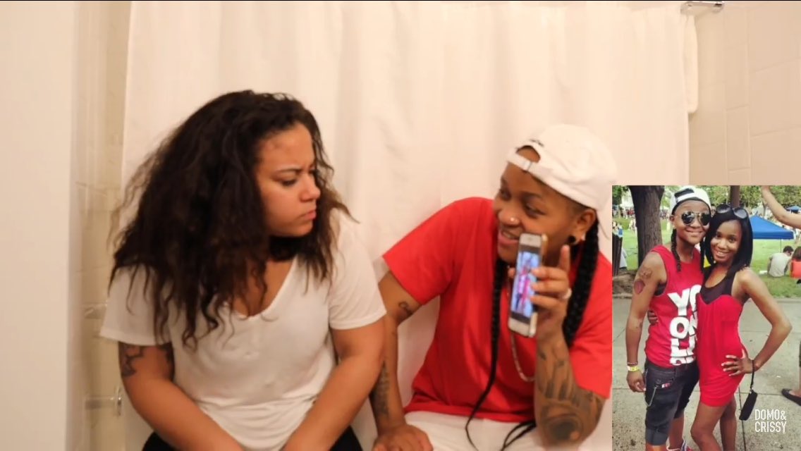 BANGYBEARS's tweet photo. CRISSY look she was ready to beat domo ass 😭😭😭😭 @domoandcrissy https://t.co/tFyV8kPxde