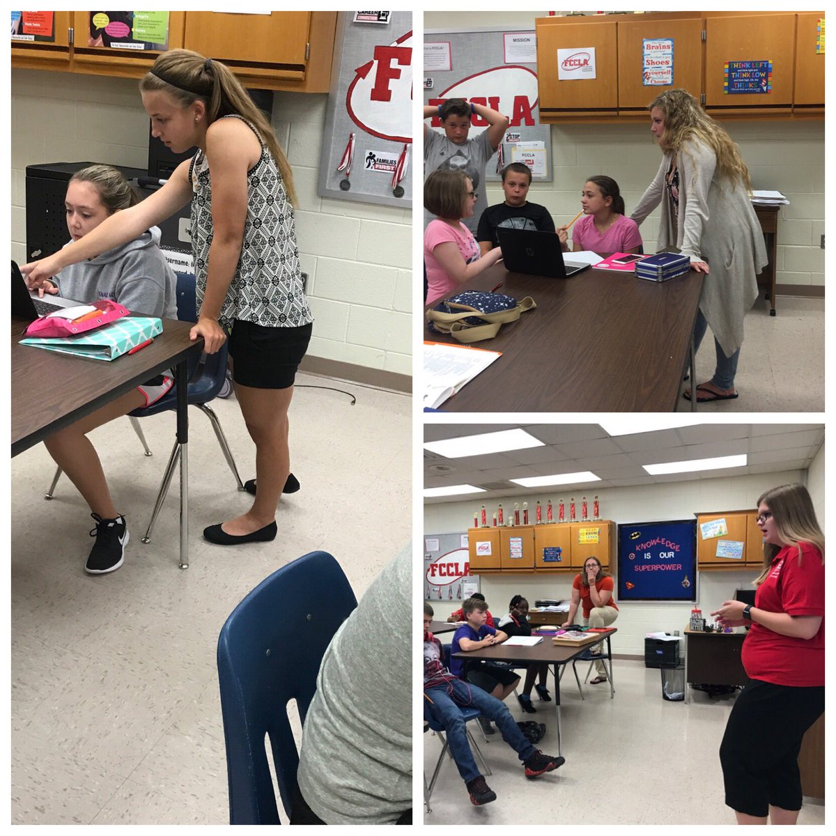 Another great day of visiting with Signal Knob MS Family and Consumer Sciences students! #SEAStheOpportunities of #FCCLA