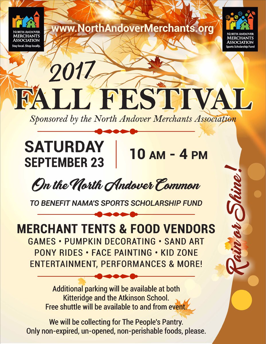 MuseIntermedia's tweet photo. We're a proud sponsor of the @NoAndMerchants' 2017 Fall Festival, which benefits NAMA's Sports Scholarship Fund! Don't miss it! https://t.co/wbl72MsLlC