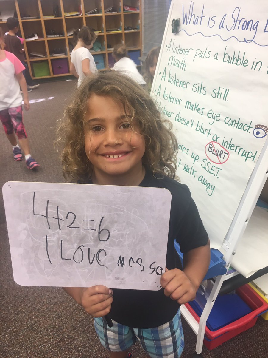 A little sweet message to me while solving the math story. <a href="/pennpanthers/">Penngrove Elementary</a>