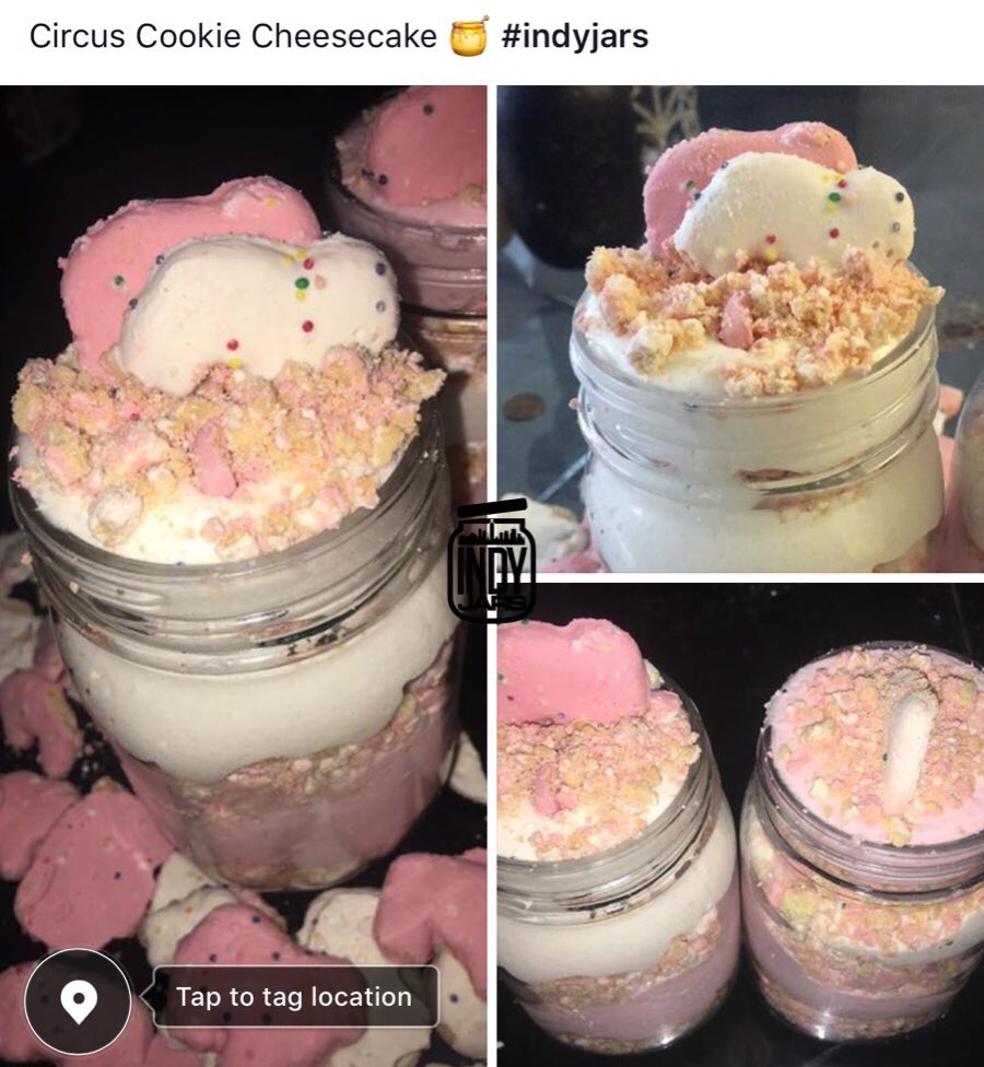 indyjars's tweet photo. Circus Cookie Cheesecake #indyjars #indy #CookingShowdown https://t.co/UtVuhyAYDn