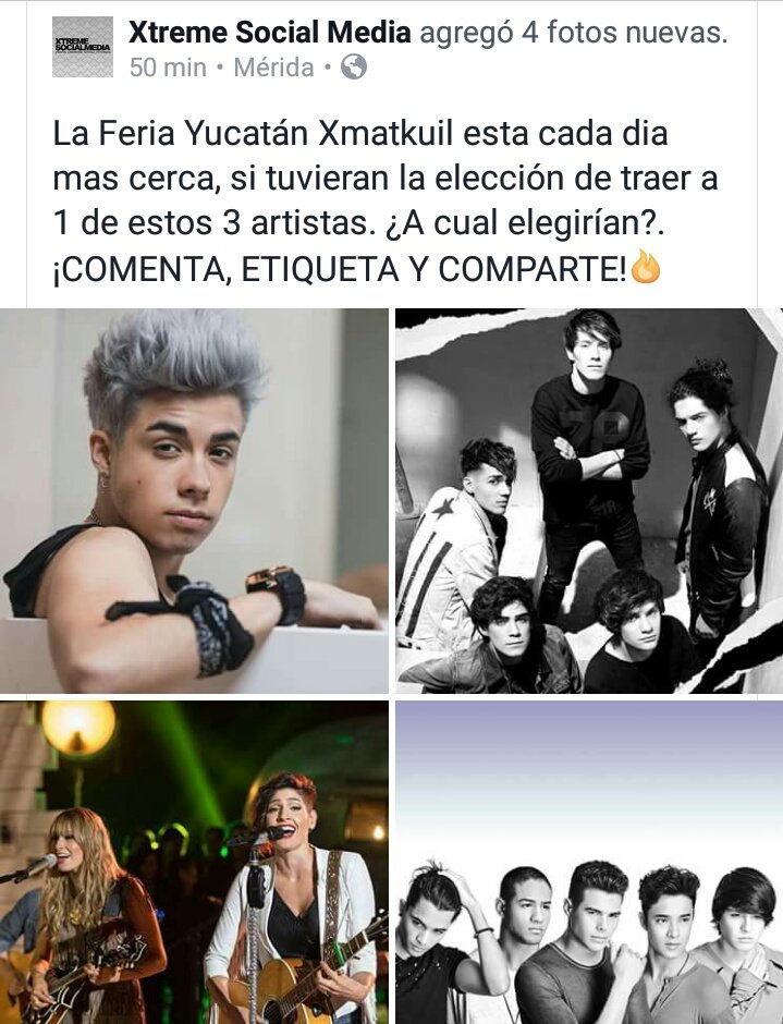 haashfansmerida's tweet photo. #HaAshFans Yucatecos es hora de hacernos escuchar, entren a FB y pidamos a Ha*Ash en Mérida❤ #ReinasDeMérida 👑👑 #ReinasDelSoldOut ❤🙏 https://t.co/JoRJPOTiY9