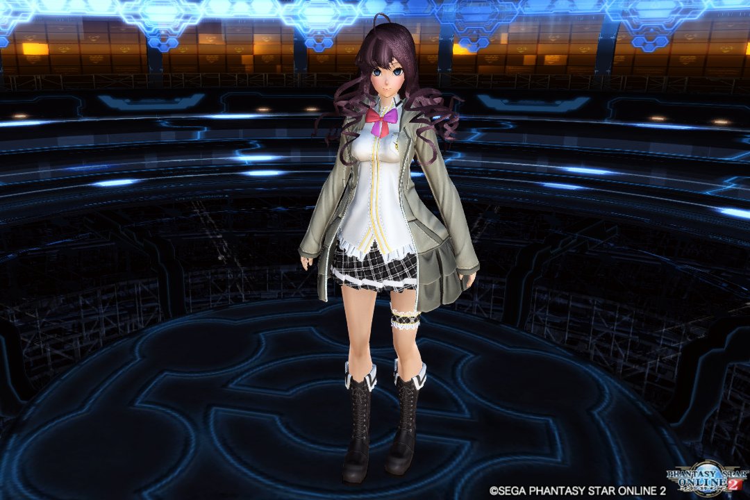 毛玉p 4 3pso2アイマス集会 流し前髪アナザーロングにゆるふわサイドエクステですよー