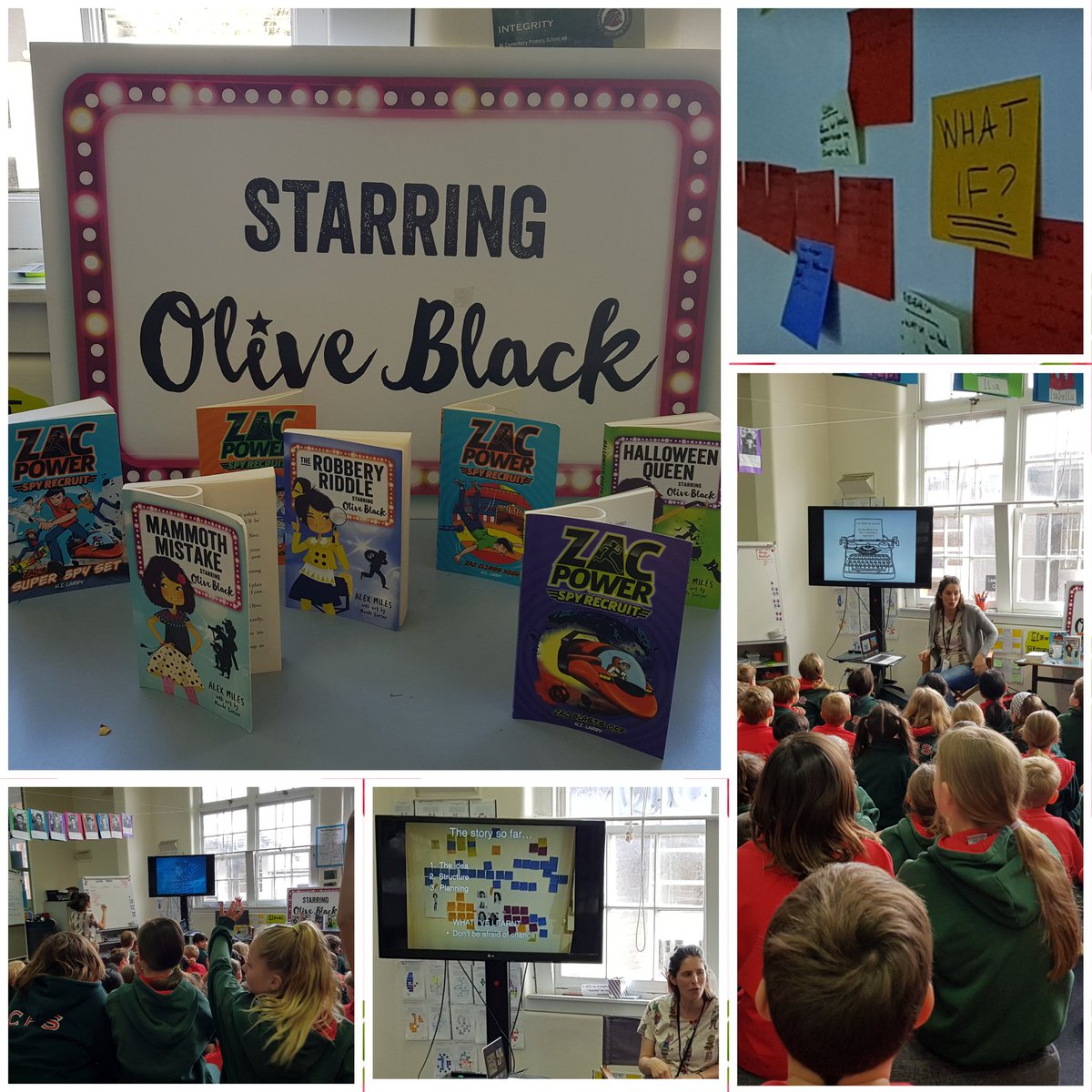 Thanks <a href="/byAlexMiles/">Alex (Lee) Miles</a> for a great session sharing your ideas about how to generate ideas with our Yr4 students #youngauthors #bookweek2017