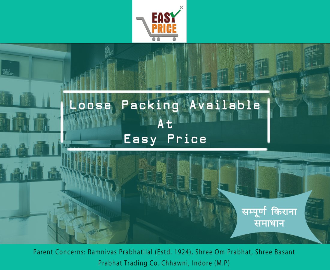 easypriceIndia's tweet photo. Make your Day by Getting Quality Products from Easy Price

#dal #pulse #loose_packing #tasty #food #easyprice #indore #onestopshop https://t.co/hJZTJkzgka