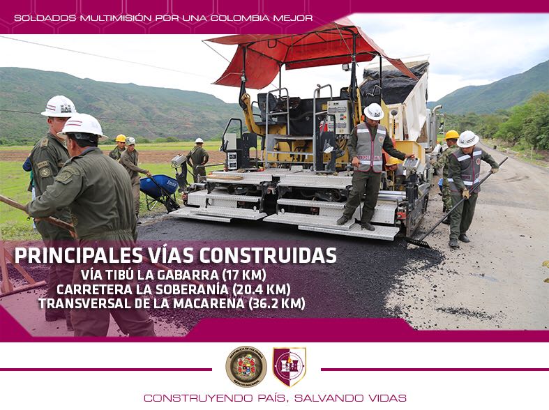 natandrearc's tweet image. Soldados #Múltimision #Ingenieros Militares @COL_EJERCITO, Construyen País y Salvan Vidas.