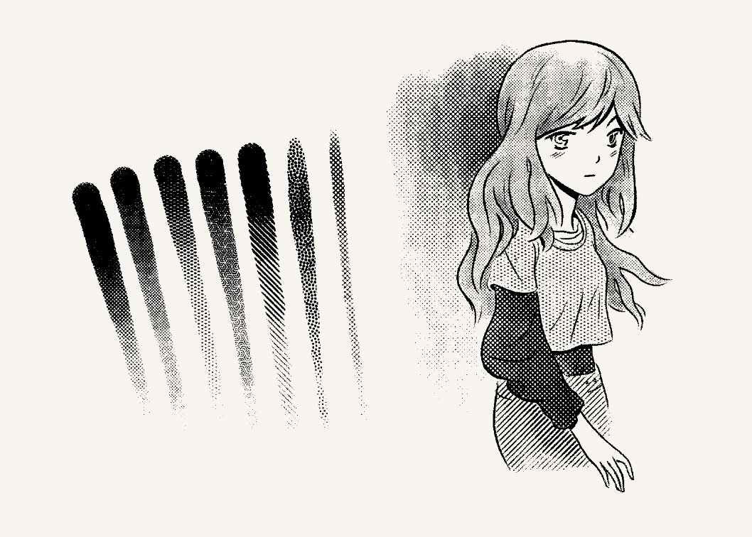 Kyle T Webster On Twitter My Photoshop Manga Mini Brush Set Will Contain A Few Cool Pressure Responsive Halftone Brushes As Well Fun Mangaart Digitalart Comics Https T Co Tztpouyaqq
