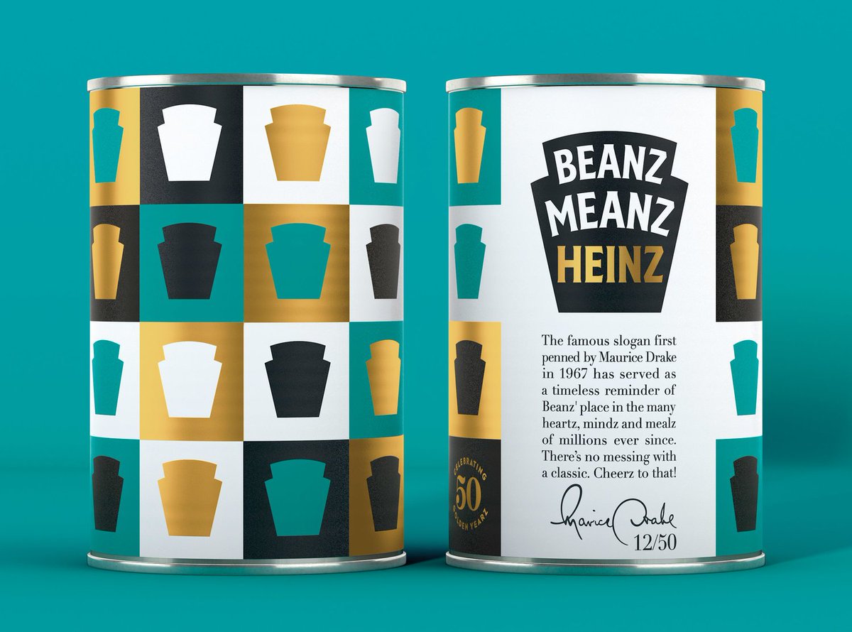 TheDieline's tweet photo. Heinz Baked Beans Get a Glamorous Look 
#packaging #design

https://t.co/IDc6q3GgBH https://t.co/Hw9lwnxBE4