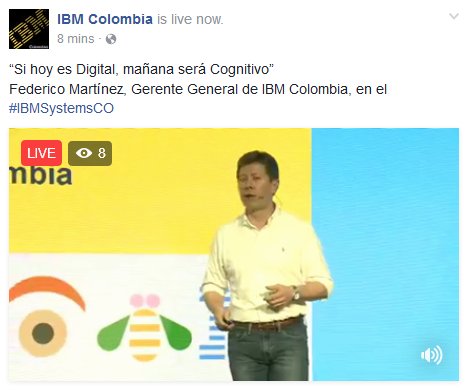 sophiemorenor's tweet photo. “Si hoy es Digital, mañana será Cognitivo” @IBMSystemsLA #IBMSystemsCO https://t.co/yBAsJY3lXH https://t.co/qCmqa2M9DC