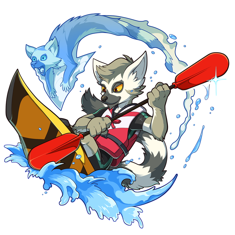 kerokamina's tweet photo. of course this lemur-guy shows up right when my drawing tablet isn't working #FightLeague #Lemurus https://t.co/iph9tG8L9r