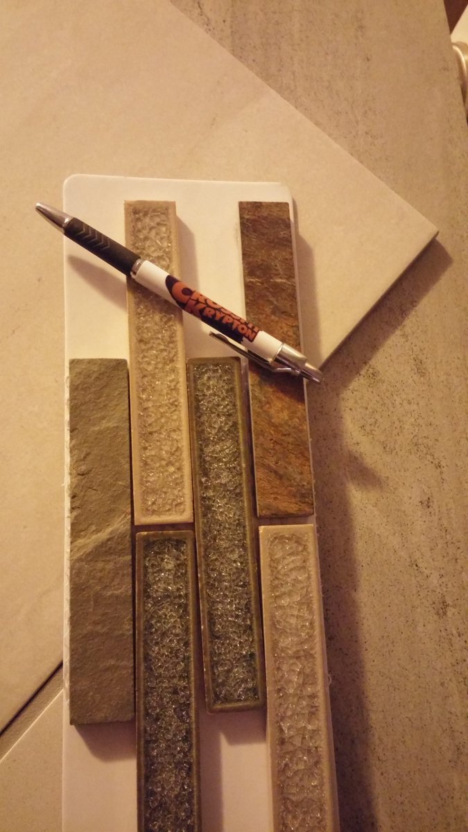 New bathroom tile selected for #crossfitkrypton!  Showers coming soon! Great work Kimberly Smith!