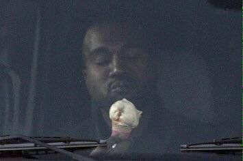 Kanye west has a look he reserves only for the things he loves the most