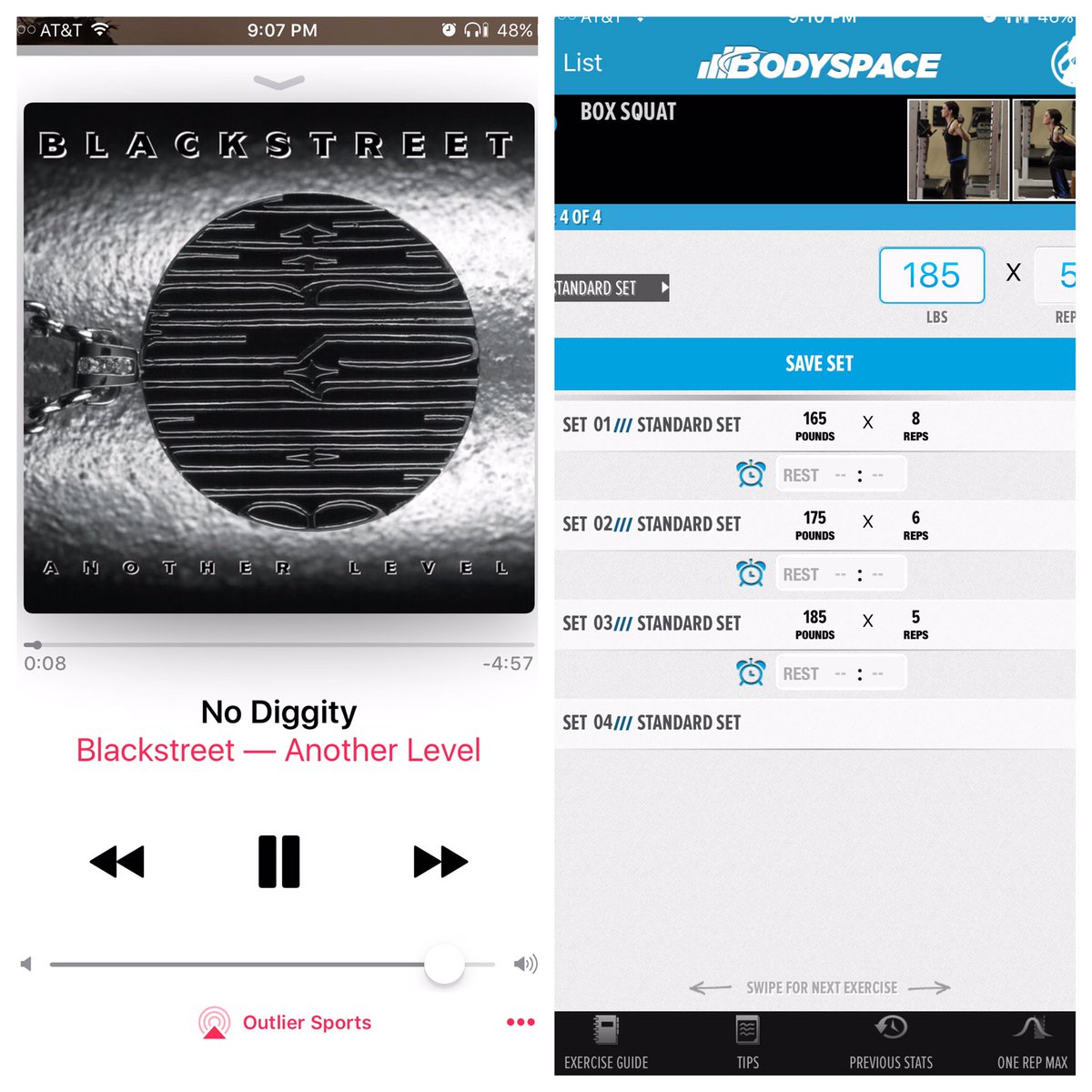 ZeroToFitMom's tweet photo. Late night jams and squats! #aimingfor200 #cheaterseat #quadgoals #latelegday #dropitlikeasquat https://t.co/fdLtJG9S1N