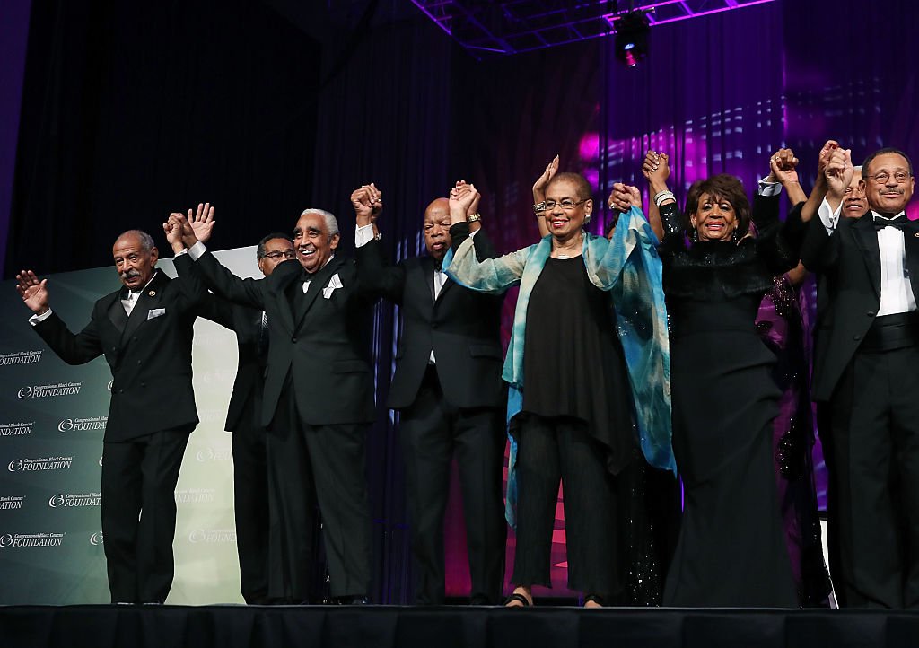 AllenWest's tweet photo. THEY'RE BAAACK! Congressional Black Caucus reconvenes with special agenda item https://t.co/UH5Nt4JhMe #tcot #CBC https://t.co/ckIKIdlHl5