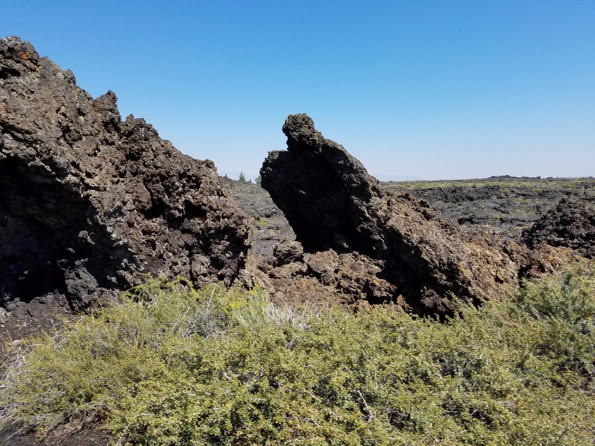 LivWithoutLimit's tweet photo. @SawtoothNatlFS Stopped at Craters of the Moon NM to keep with the trip's space theme. Out of this world! #FindYourPark #RT2Totality (PC: @AlexSauers1) https://t.co/m5yd2bnINw