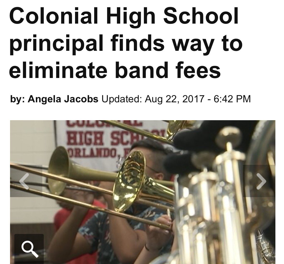 CHS_OCPS's tweet photo. We donβt want money to be a barrier to participation. Consider joining band, drama, or dance team! #iamcolonial https://t.co/WwxqHW27dF https://t.co/GXGYXjZPaz