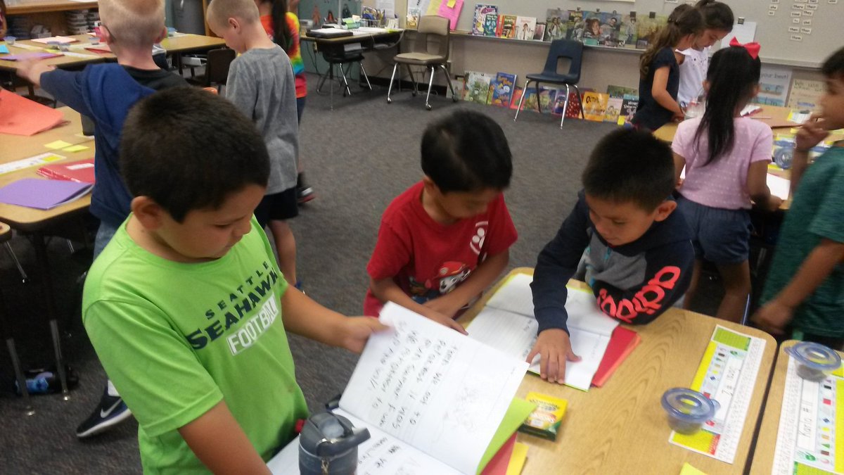 CVH_Boco's tweet photo. Our first Author's Gallery in writing workshop. Celebrating first grade writers! @ChulaHills @CVH_Boco https://t.co/xm2en9Jeev