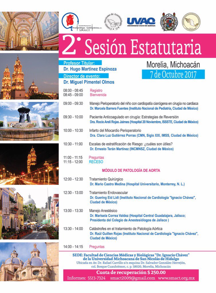 ernesto_teran's tweet image. Nos vemos en Morelia 
#SMACT 
#cardiotuit 
#Anesterror2017 
@maki1906 @tavirix  @FaniaArroyo @DaniaDanianest