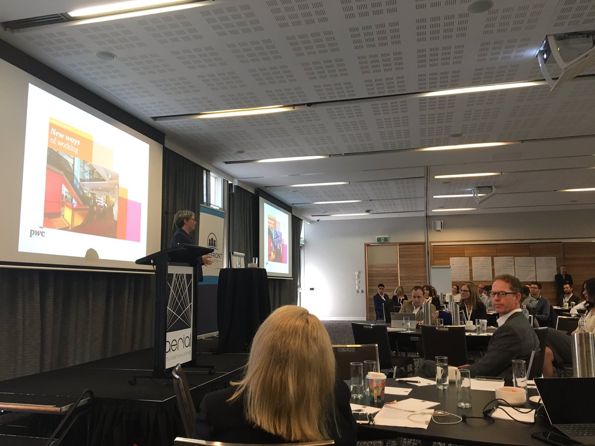 ForefrontAus's tweet photo. @debeckersley discussing the role of the workplace on client experience. #WorkplaceStrategyAus #WorkplaceStrategySummit https://t.co/7ul8JUDA6O