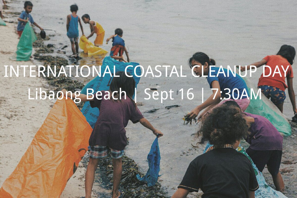 PlasticFreeBHL's tweet photo. Save the date, Bohol.
#bohol #beachcleanup #coastalcleanup #plaaticpollution #philippines #oceanconservation #volunteer https://t.co/itmxyl6hfX