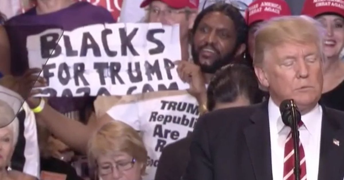 tariqnasheed's tweet photo. I wonder what happens in a person's life to make them rise to a c🚂🚂n level of this magnitude?  #phoenixrally https://t.co/Tr3idG185q