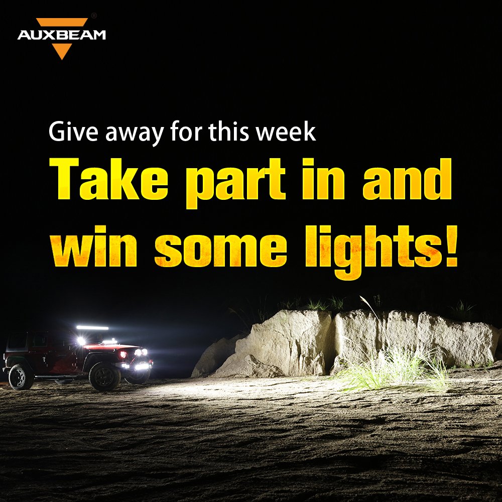 Auxbeam_Amazon's tweet photo. Twitter
#Giveaway #Auxbeam 7.5" light pod (US Only) (one winner)
https://t.co/mQ1l7WsjqM 
1.Follow Auxbeam Amazon 
2.Retweet
Ends Aug 27th https://t.co/Ad9xhr7gBY