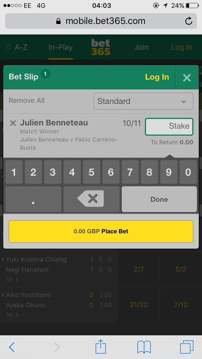 sets_bets's tweet image. ⭐️🎾 INPLAY NOW DONT MISS OUT 🎾⭐️