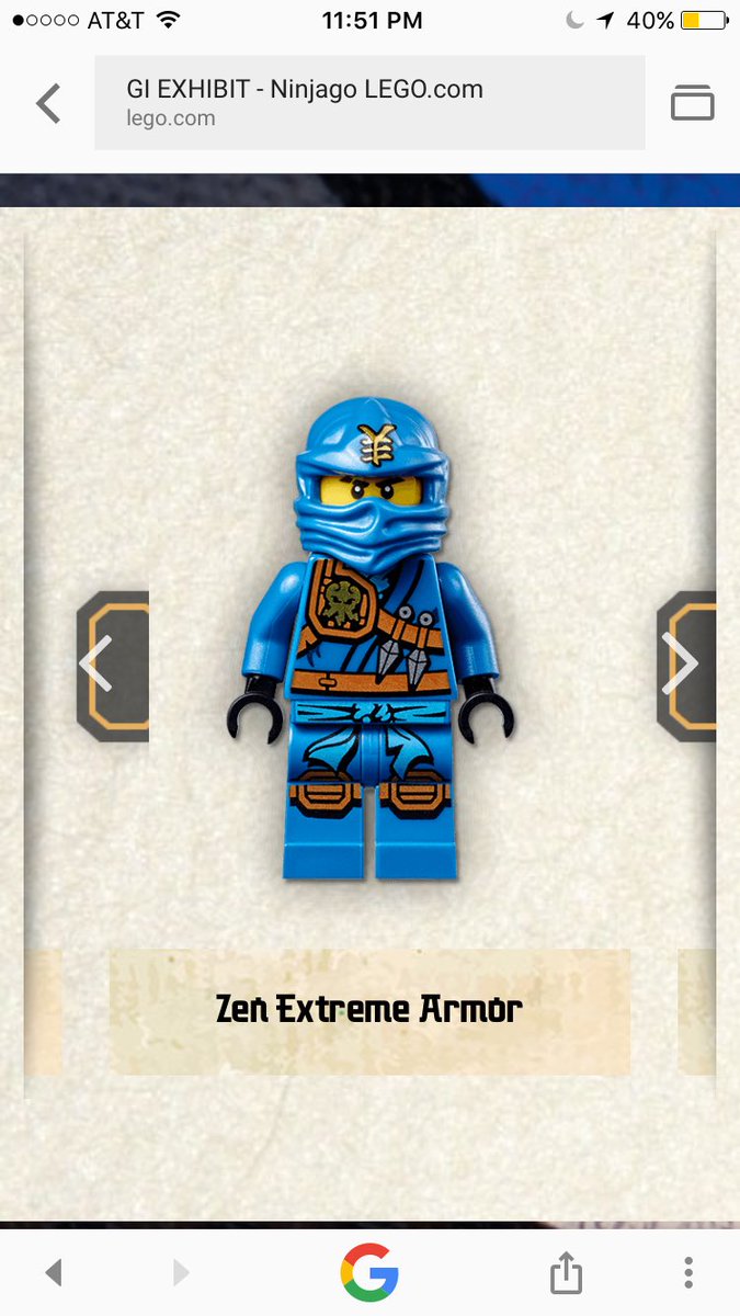 lego ninjago website