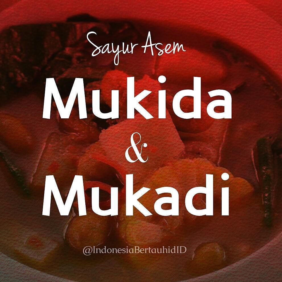 .
.
Alkisah di Negri Mukidi hiduplah sebuah keluarga, sebut saja keluarga Mukidi. Bu Mukidi punya keahlian masak sayur asem yg terkenal kel…