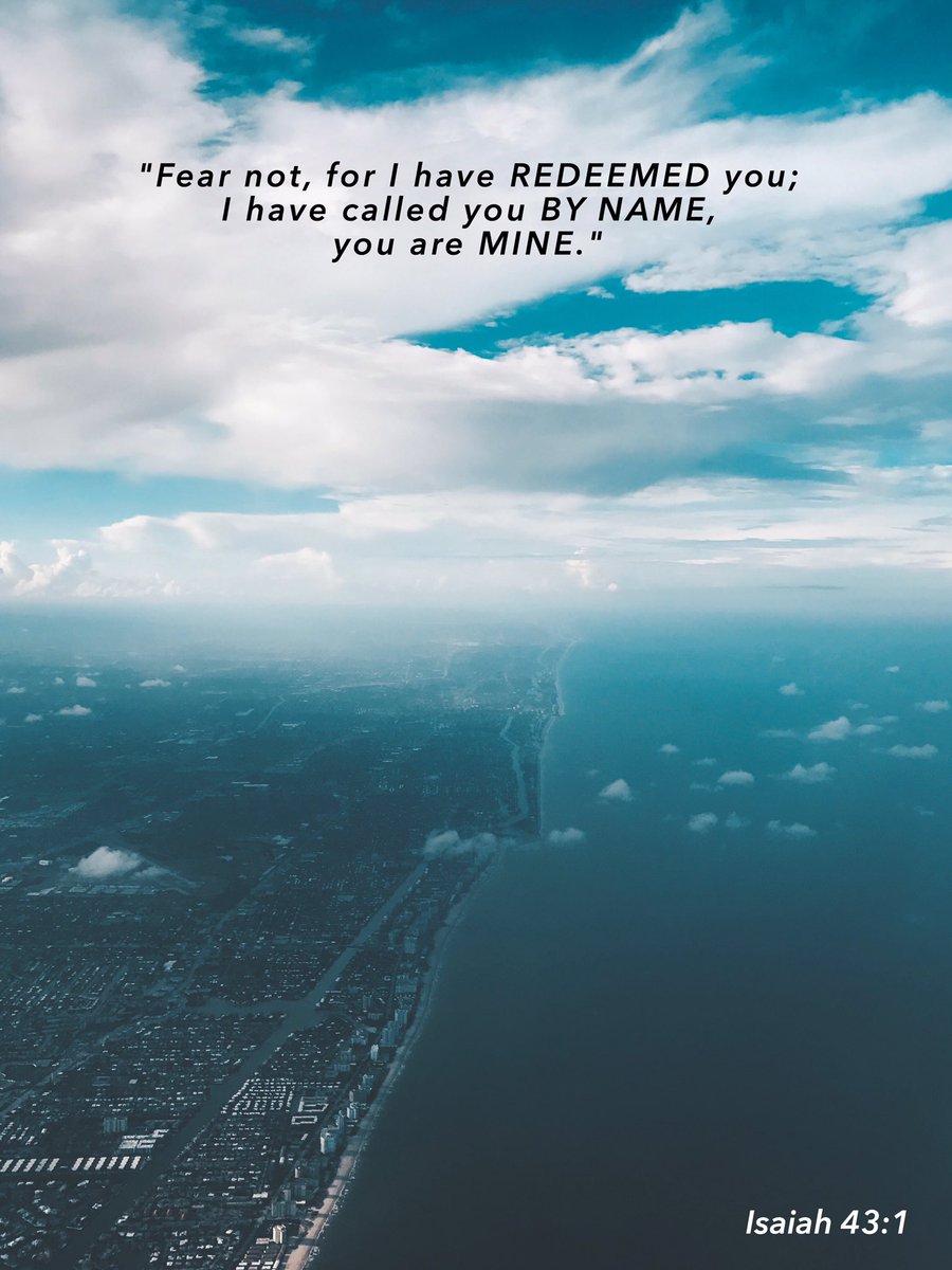 DON'T UNDERESTIMATE YOUR WORTH. 

GOD HAS REDEEMED YOU. HE CALLED YOU BY NAME. HE LOVES YOU. 

let that sink in... SO POWERFUL.