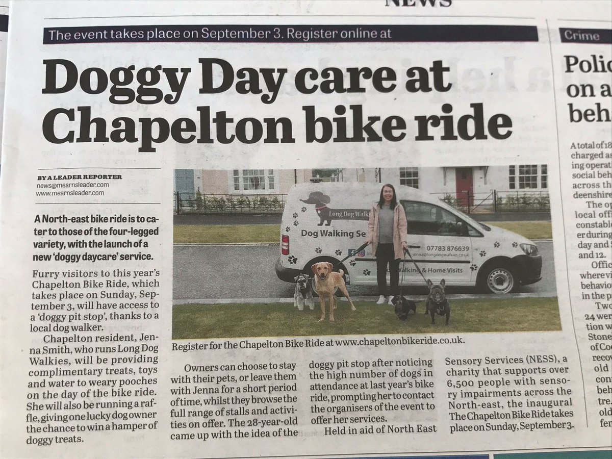 ChapeltonBike's tweet photo. Remember to bring your pooches to the bike ride! Fun for all the family! #bike #cycling #woof https://t.co/ht6tl2pirJ