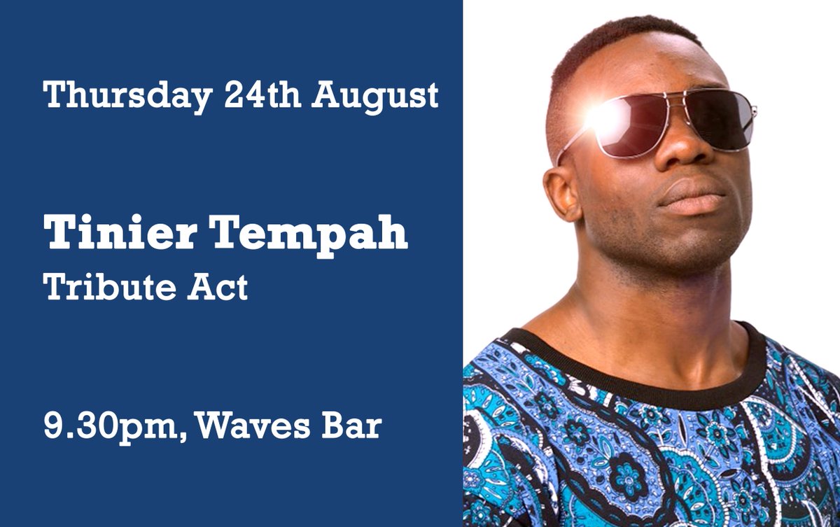 LadramBay's tweet photo. Join us for #Showime tonight with #TinierTempah #tribute act @9.30pm #ladrambay -we can't wait! @VernAllenAgency @exmouthhour @eastdevonhour https://t.co/omZx0go7Pc